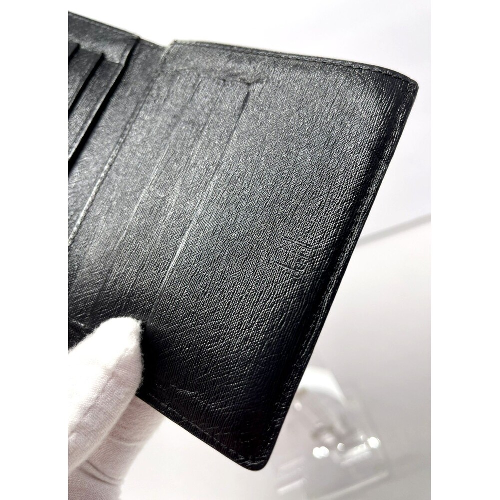 Dunhill Bifold black leather wallet card holder elegant Perfect size - Picture 6 of 11